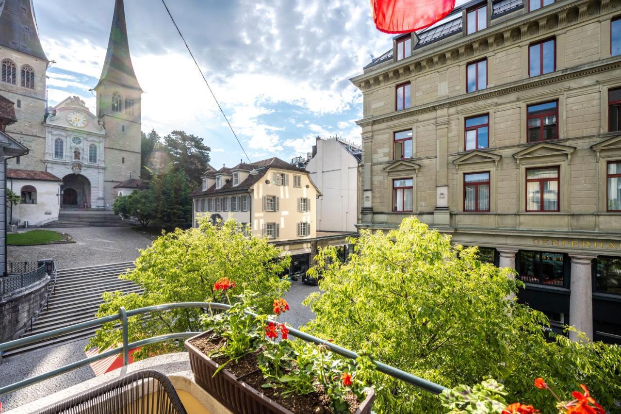 Hotel Rebstock Lucerna Exterior foto